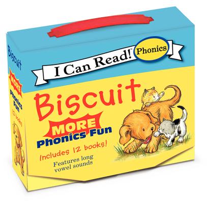 Biscuit: More 12-Book Phonics Fun!: A Box of 12 Mini-Books Featuring Short and Long Vowel Sounds for Dog Lovers
