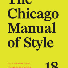 The Chicago Manual of Style, 18th Edition