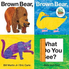 Brown Bear, Brown Bear, What Do You See? Slide and Find: An Interactive Board Book Edition of the Classic Eric Carle Picture Book