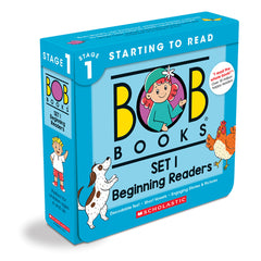 Bob Books - Set 1: Beginning Readers Box Set Decodable Phonics Books, Ages 4 and Up, Kindergarten (Stage 1: Starting to Read)