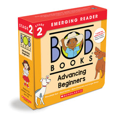 Bob Books - Advancing Beginners Box Set Decodable Phonics Books, Ages 4 and Up, Kindergarten (Stage 2: Emerging Reader)