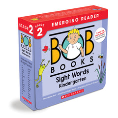 Bob Books - Sight Words Kindergarten Box Set Decodable Phonics Books, Ages 4 and Up, Kindergarten, Flashcards (Stage 2: Emerging Reader)