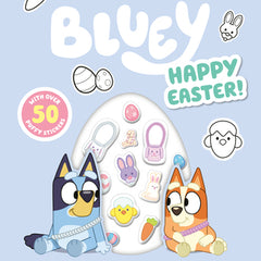 Bluey: Happy Easter! a Puffy Sticker Coloring Book: With Over 50 Puffy Stickers