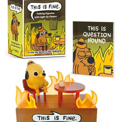 This Is Fine Talking Figurine: With Light and Sound!