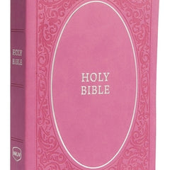 NKJV, Holy Bible, Soft Touch Edition, Imitation Leather, Pink, Comfort Print