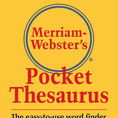 Merriam-Webster's Pocket Thesaurus
