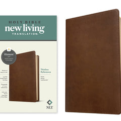 NLT Thinline Reference Bible, Filament Enabled Edition (Red Letter, Leatherlike, Rustic Brown)