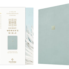NLT Every Woman's Bible, Filament Enabled (Leatherlike, Sky Blue, Red Letter)