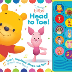 Disney Baby: Head to Toe! Head, Shoulders, Knees and Toes Sound Book [With Battery]