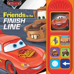 Disney Pixar Cars: Friends to the Finish Line Sound Book [With Battery]