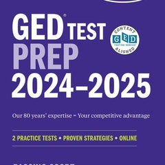GED Test Prep 2024-2025: Includes a Diagnostic Pretest, 2 Full Length Practice Tests, 1000+ Practice Questions, and 40+ Online Videos