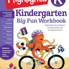 Kindergarten Big Fun Workbook: Kindergarten Workbook with Learning Activities for School Prep and Readiness, Kindergarten Activity Book for Ages 5-6