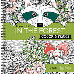 Color & Frame - In the Forest (Adult Coloring Book)