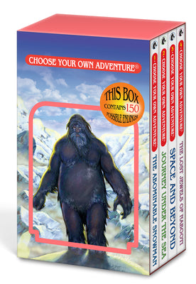Choose Your Own Adventure 4-Book Boxed Set #1: Origin Four (the Abominable Snowman, Journey Under the Sea, Space and Beyond, the Lost Jewels of Naboot