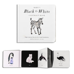 Baby's Black and White Contrast Book: High-Contrast Art for Visual Stimulation at Tummy Time